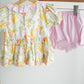Sweet island character hand smocked bloomer set
