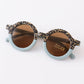 retro round sunglasses UV400 -toddler & kids