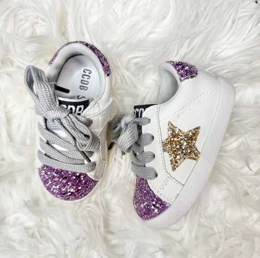 Purple and Gold all Sparkle