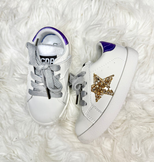 Purple with Gold Star