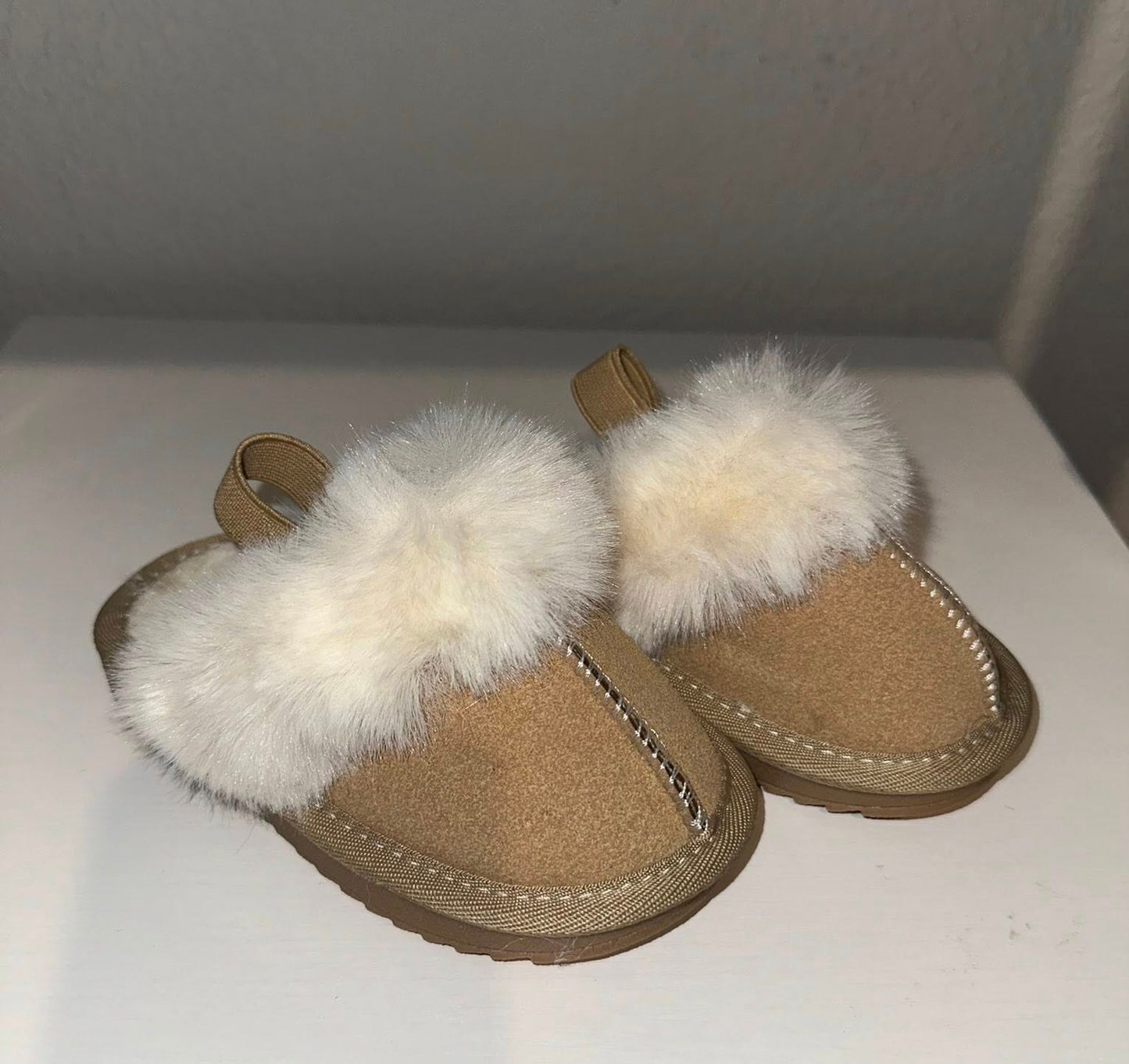 Fur lined slipper