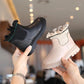 Ruffle Boot With Side Zipper