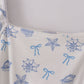 Blue seashell bow mom&me dress