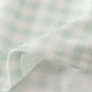 Green farm cow embroidery gingham ruffle dress