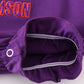 Purple I love clemson applique ruffle bubble