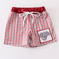 Alabama elephant embroidery boy swim trunks