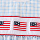 Blue flag embroidery set