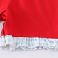 Blue flag embroidery set