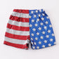 Patriotic sequin woman shorts