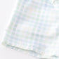 Green plaid boy trunk shorts