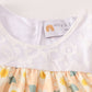 Yellow floral lace bubble