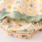Yellow floral lace bubble