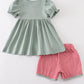 Sage farm french knot girl set