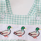 Sage duck girl swimsuit