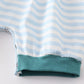 Blue stripe cow embroidery boy bubble