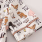 Beige farm boy pajamas set