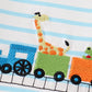 Blue farm embroidery boy set