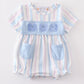 Crab french knot stripe girl bubble
