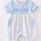 Crab french knot stripe boy bubble