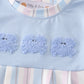 Crab french knot stripe boy bubble