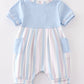 Crab french knot stripe boy bubble