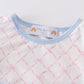 Pink bow girl shorts set