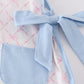 Pink bow girl shorts set