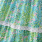 Green island garden bliss mom&me tiered dress