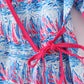 Blue sailboat serenade print mom&me dress