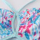 Mint rainbow splash mom bikini