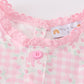 Pink barbie print girl dress