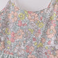 Sage pastel floral harmony mom&me gingham dress