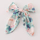 Green garden serenity print girl sailor bow