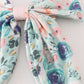 Green garden serenity print girl sailor bow
