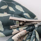 Green forest bloom print girl sailor bow