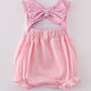 Pink puppy embroidery girl bubble