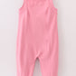 Pink active sporty gymnastic girl overall