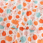 Orange pumpkin print mom dress