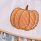 Pumpkin embroidery ruffle dress