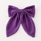 Purple hair sailor bow