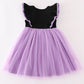 Purple halloween trick or treat ghost tutu sequin dress