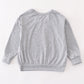 Grey the boo crew mom&me top