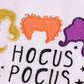 Halloween HOCUS POCUS glitter skorts set