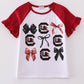 South carolina bow girl top
