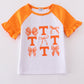 Tennessee bow print girl top