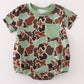 Camouflage print boy bubble