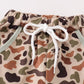 Sage camouflage deer applique pants set