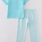 Blue aqua meadow boy set