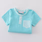 Blue aqua meadow boy set