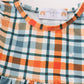 Green plaid mom&me dress